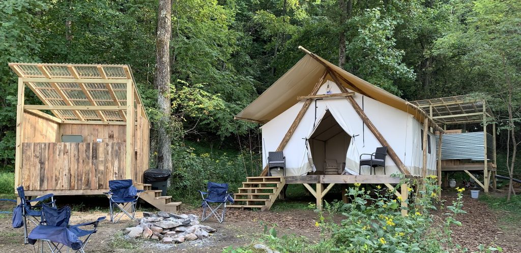 Glamping tent, things to do