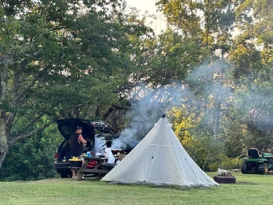 Tent camping